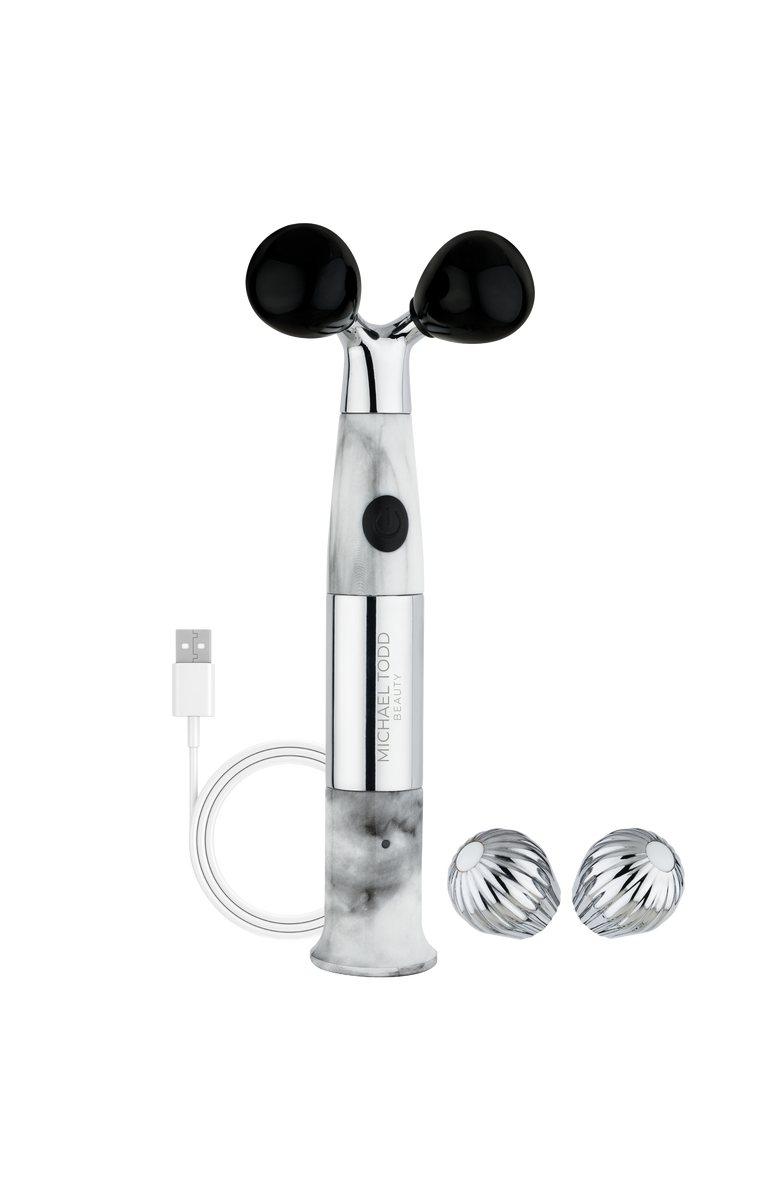 MICHAEL TODD BEAUTY Sonic Sculpt Sonic Facial Contouring Ice & heat Roller, Alternate, color, Neutral, Balanced Color.