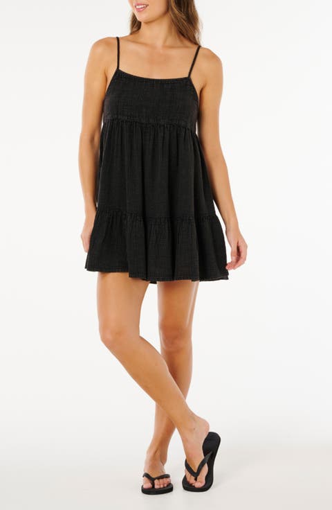 Classic Surf Tiered Cotton Sundress