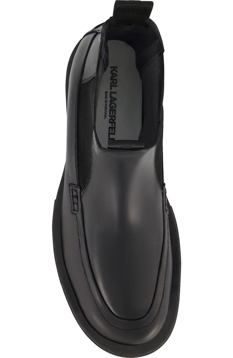 KARL LAGERFELD PARIS Chelsea Boot, Alternate, color, Black