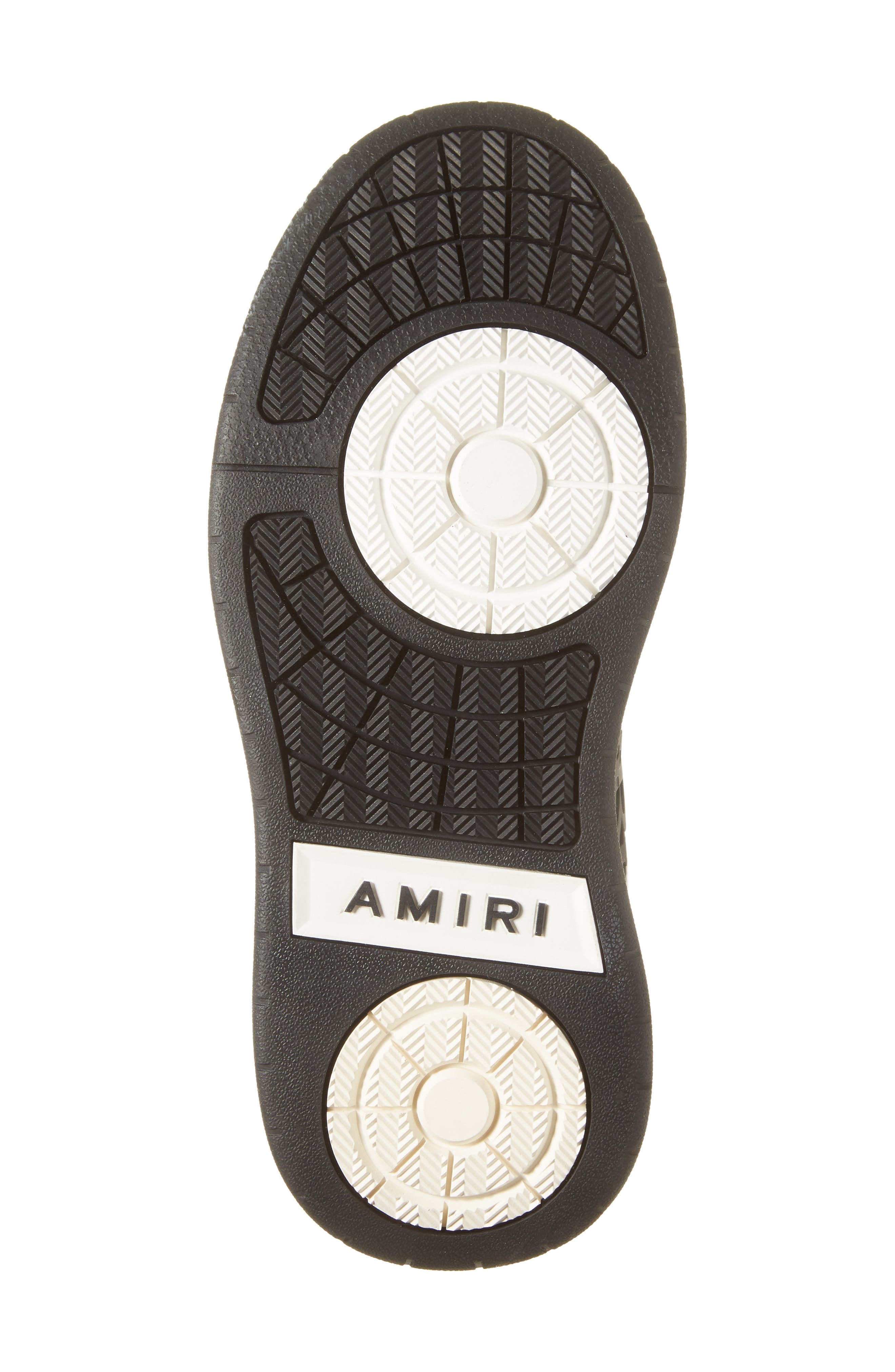AMIRI Classic Logo Low Top Sneaker, Alternate, color, White Black