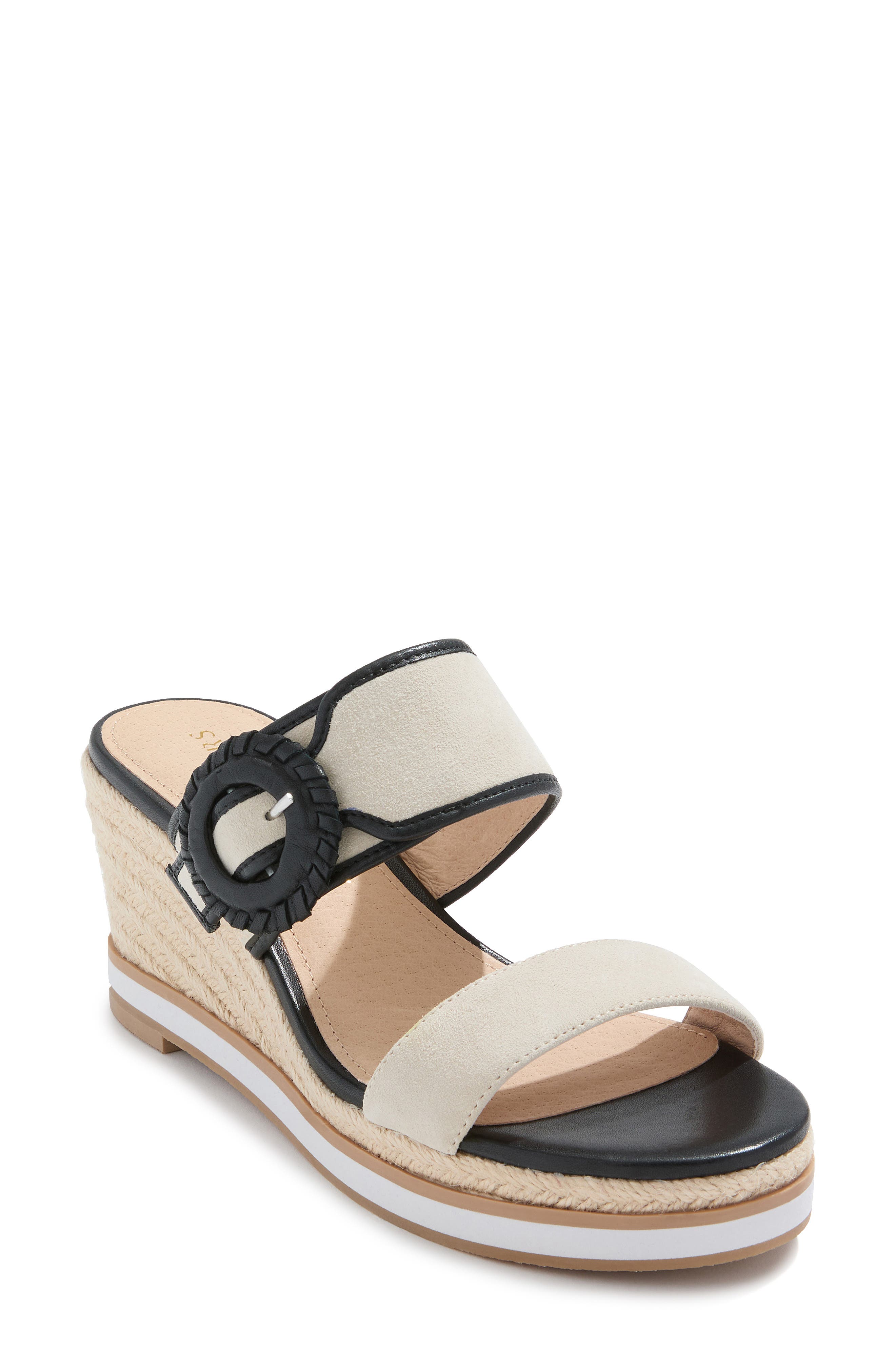 Jack Rogers Callie Buckle Wedge Sandal, Main, color, 