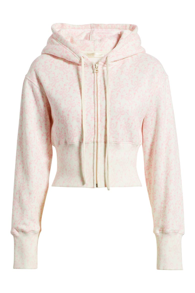 Arienne Ribbon Print Hoodie, Alternate, color, CHANTILLY