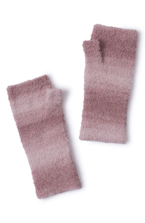 Barefoot Dreams Cozychic® Space Dye Fingerless Gloves In Pink