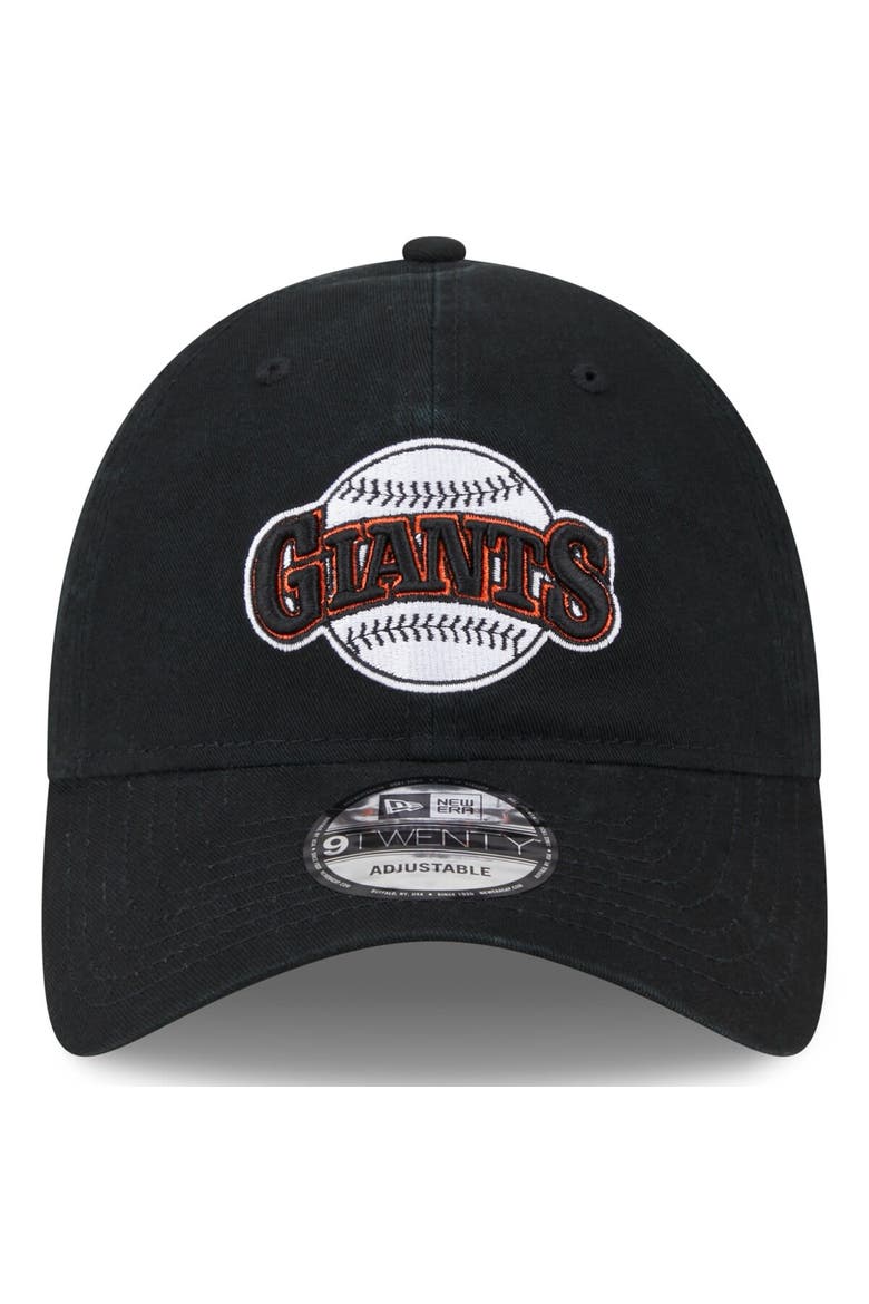 Youth New Era  Black San Francisco Giants 2024 Batting Practice 9TWENTY Adjustable Hat, Alternate, color, Black