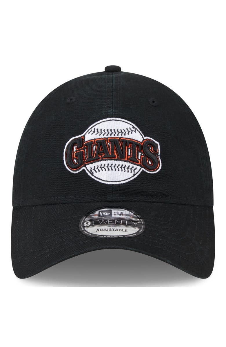 New Era Youth New Era  Black San Francisco Giants 2024 Batting Practice 9TWENTY Adjustable Hat, Alternate, color, 