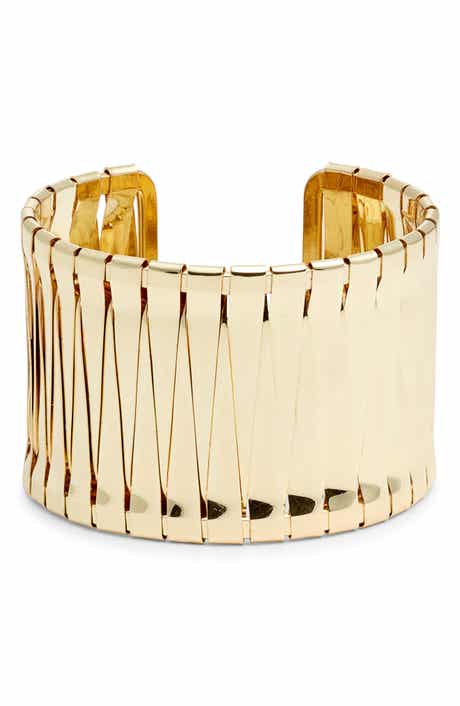 Nordstrom Wide Woven Cuff Bracelet