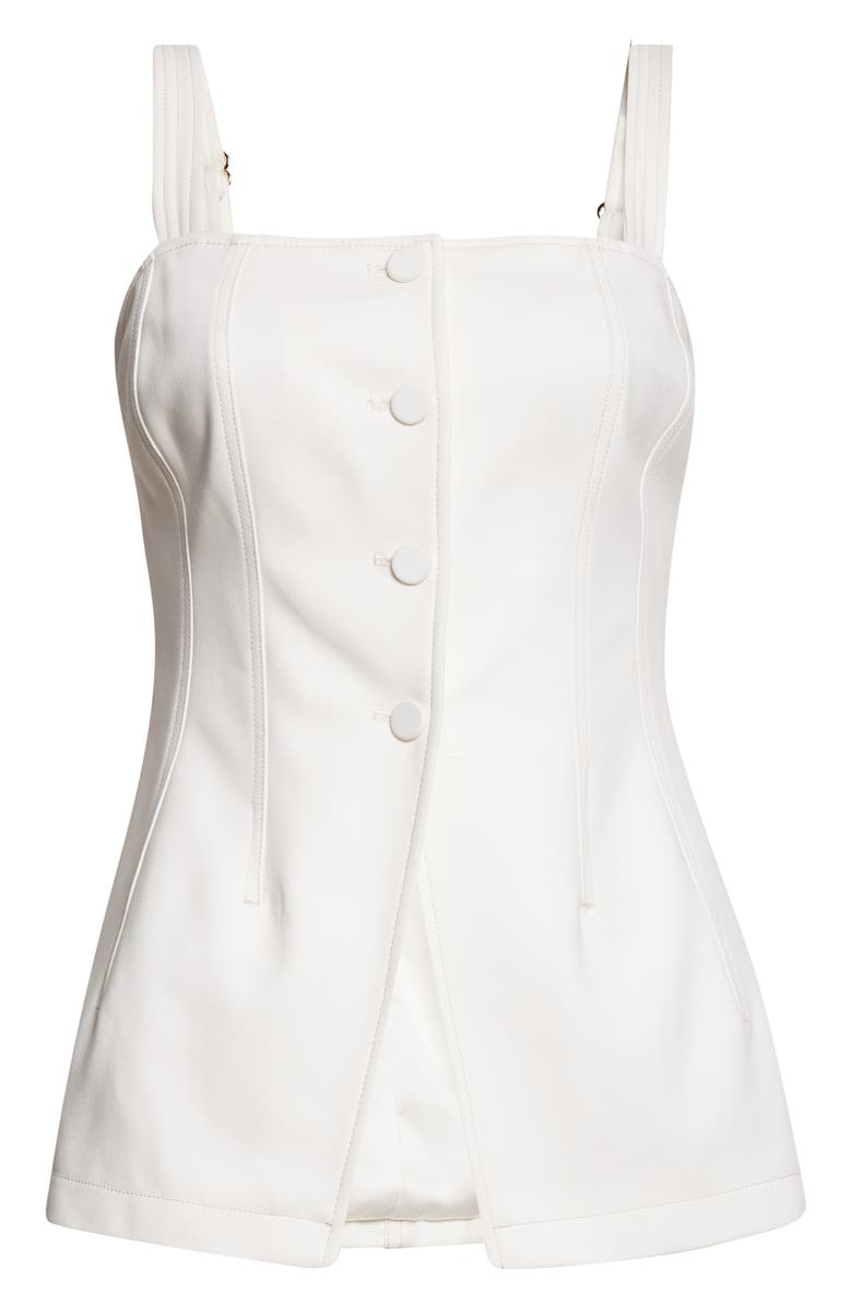 Ramy Brook Elana Cotton Blend Vest, Alternate, color, Ivory