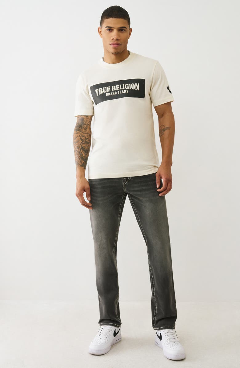 True Religion Geno Big T Slim Fit Jeans, Alternate, color, Grey Smores