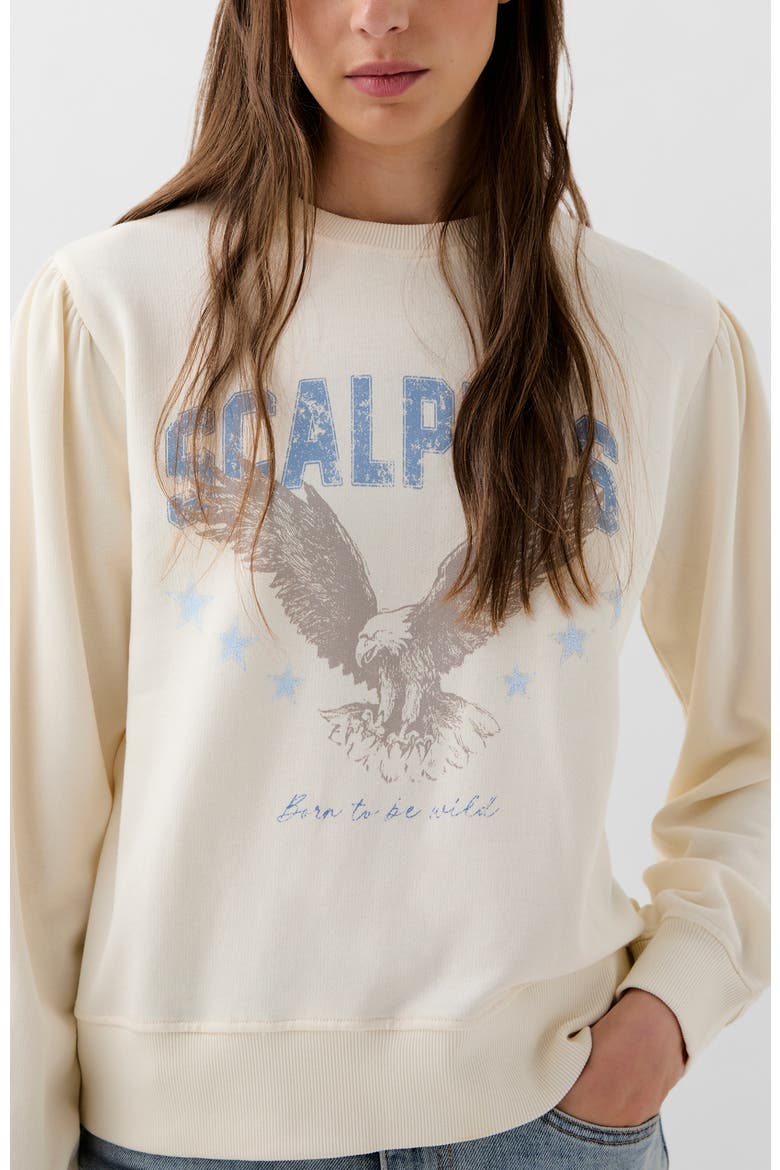 Sceagle Sweater, Main, color, Ecru