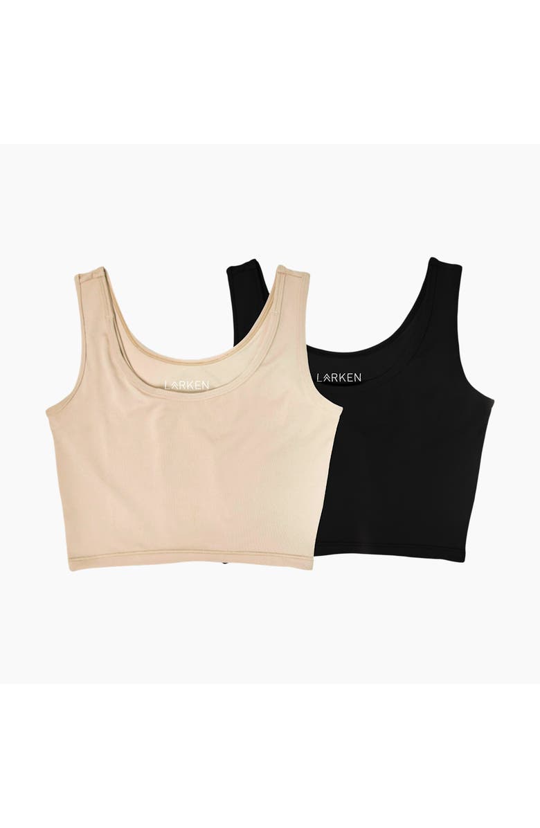 LARKEN X Nursing + Hands - Free Pumping Bra Bundle Sage and Black, Main, color, Sand And Black