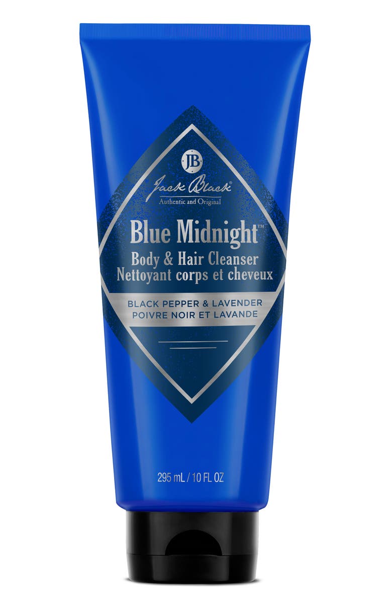 Jack Black Blue Midnight Body & Hair Cleanser, Alternate, color,
