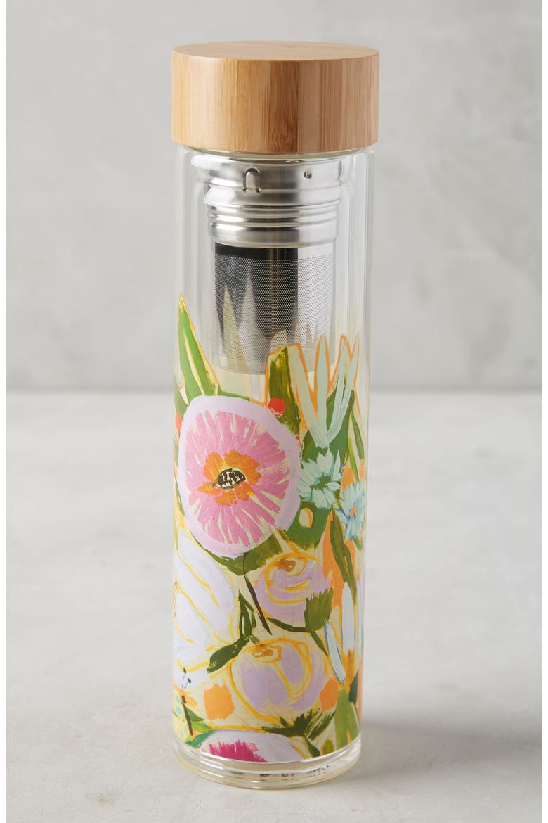 Anthropologie Jardiniere Infuser Water Bottle, Main, color, MULTI