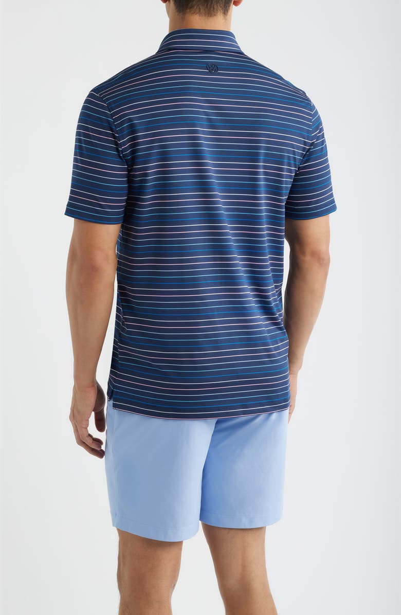G/FORE Stripe Performance Golf Polo, Alternate, color, Twilight / Baja