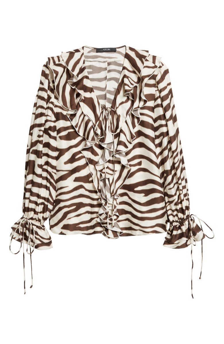 Toccin Pia Print Ruffle Top, Alternate, color,
