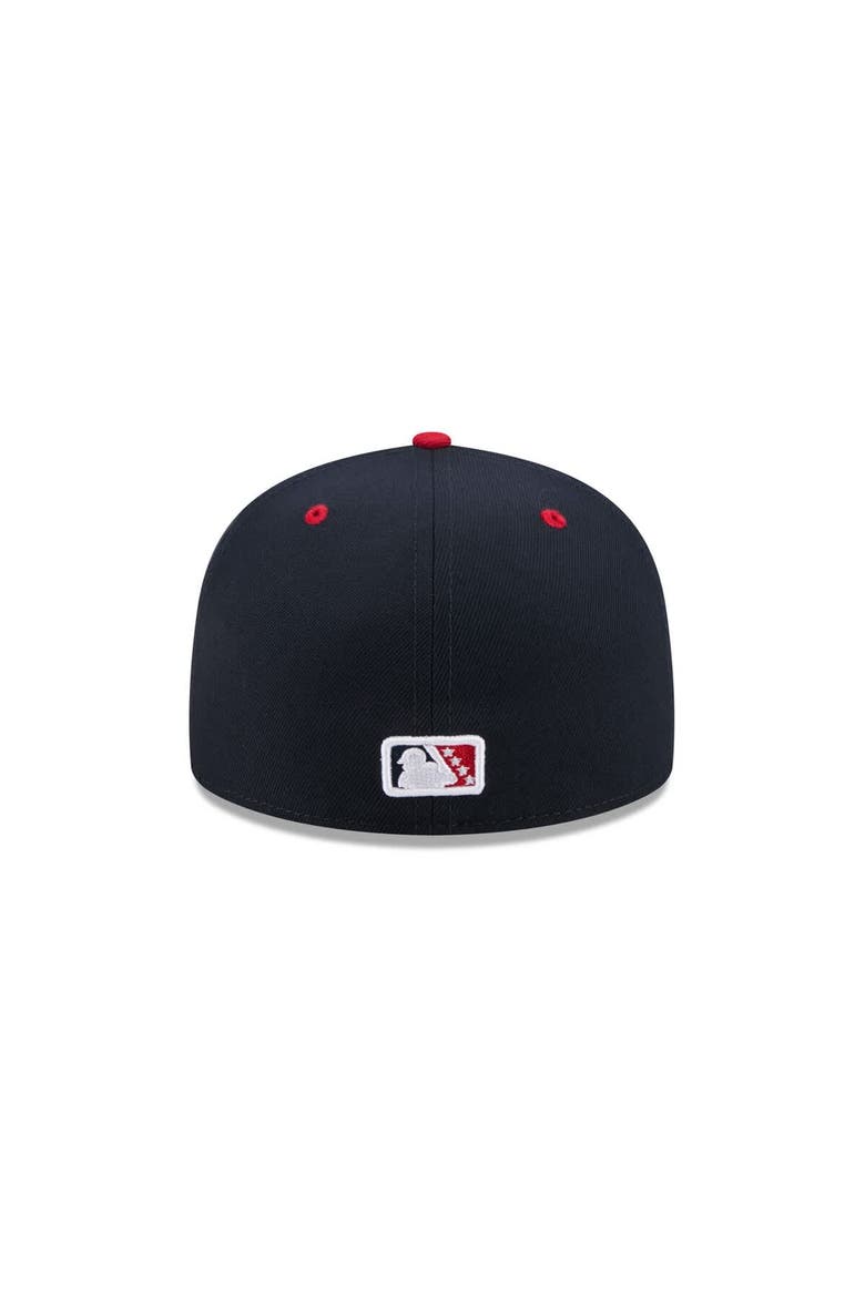 Men's New Era  Navy Round Rock Express Theme Nights 59FIFTY Fitted Hat, Alternate, color, Navy