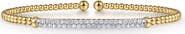 Gabriel & Co. Bujukan Diamond Beaded Cuff Bracelet