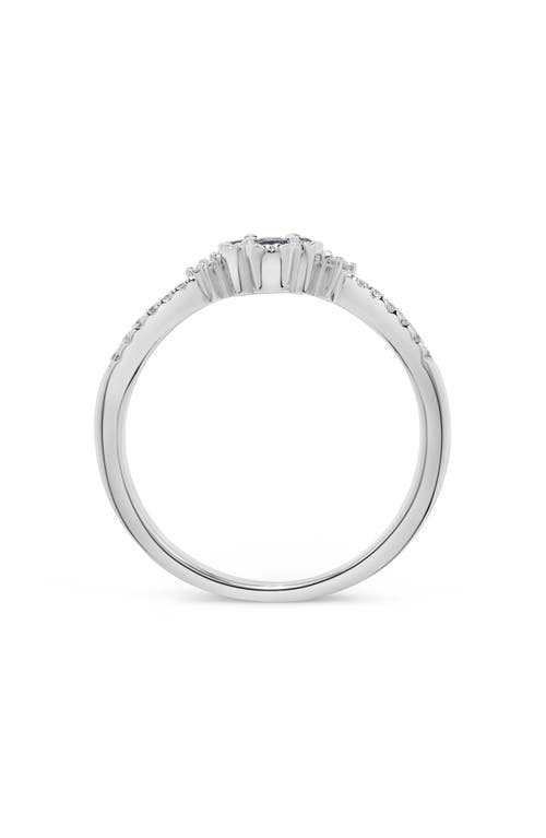 H.j. Namdar Stone & Diamond Clover Ring