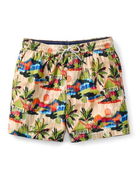 Big & Tall Cabana Skies Swim Trunks