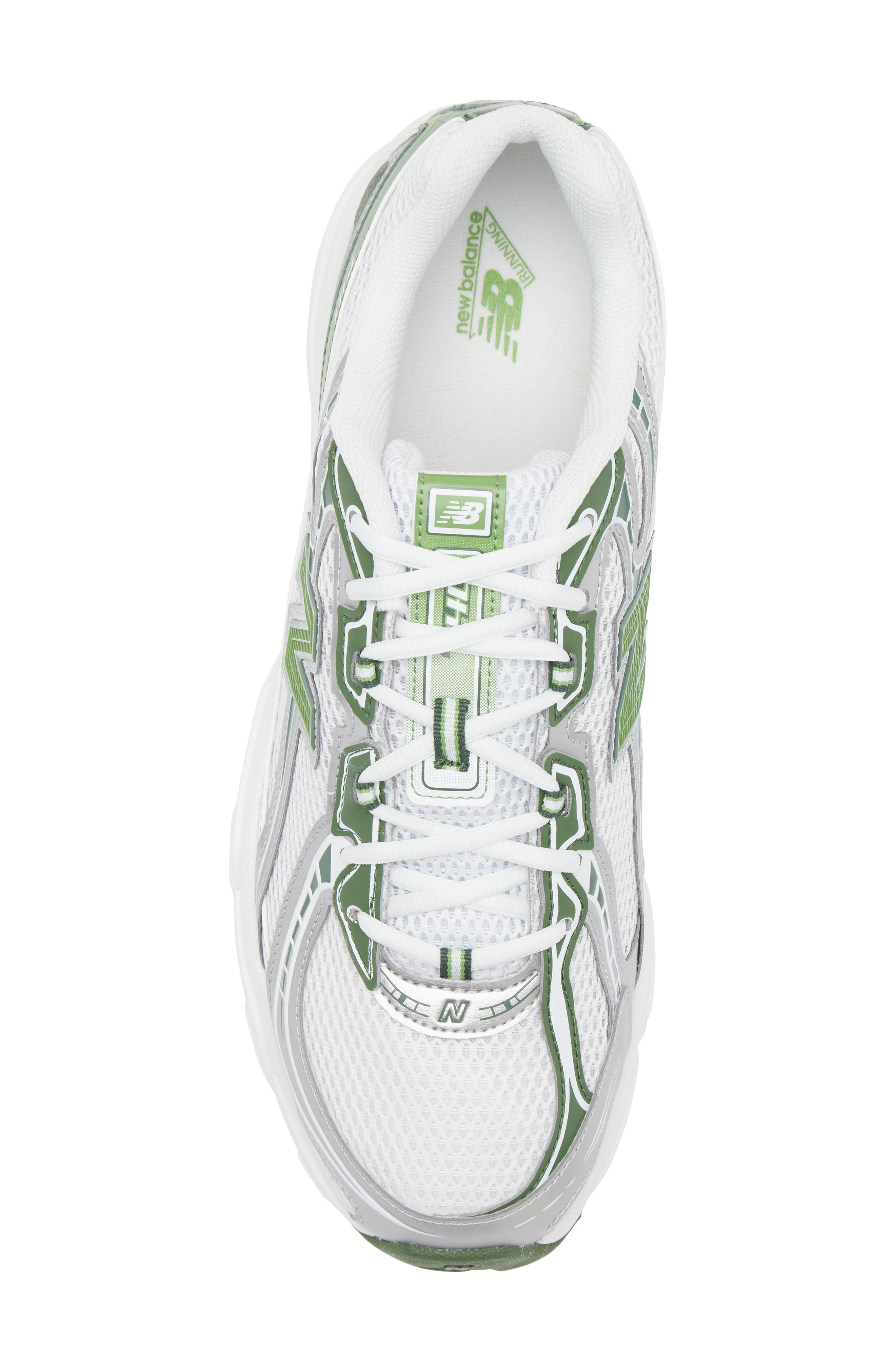 New Balance Gender Inclusive 740 Sneaker, Alternate, color, White/ Alpine Green