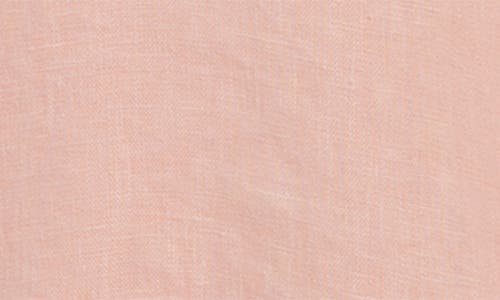 Frank & Eileen Mackenzie Oversize Linen Button-up Shirt In Pink
