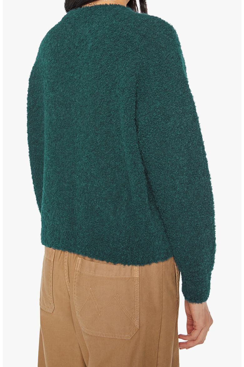 Trucker Alpaca Blend Graphic Crewneck Sweater, Alternate, color, ROUGH ROADS
