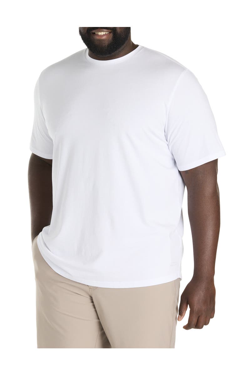 TravisMathew Fit By DXL Big & Tall Cloud Crew Tee, Main, color, White