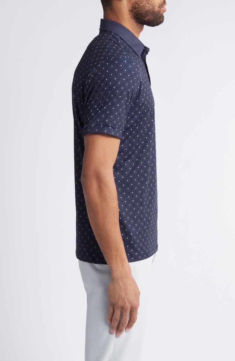 Mizzen+Main Versa Geo Print Performance Polo, Alternate, color,