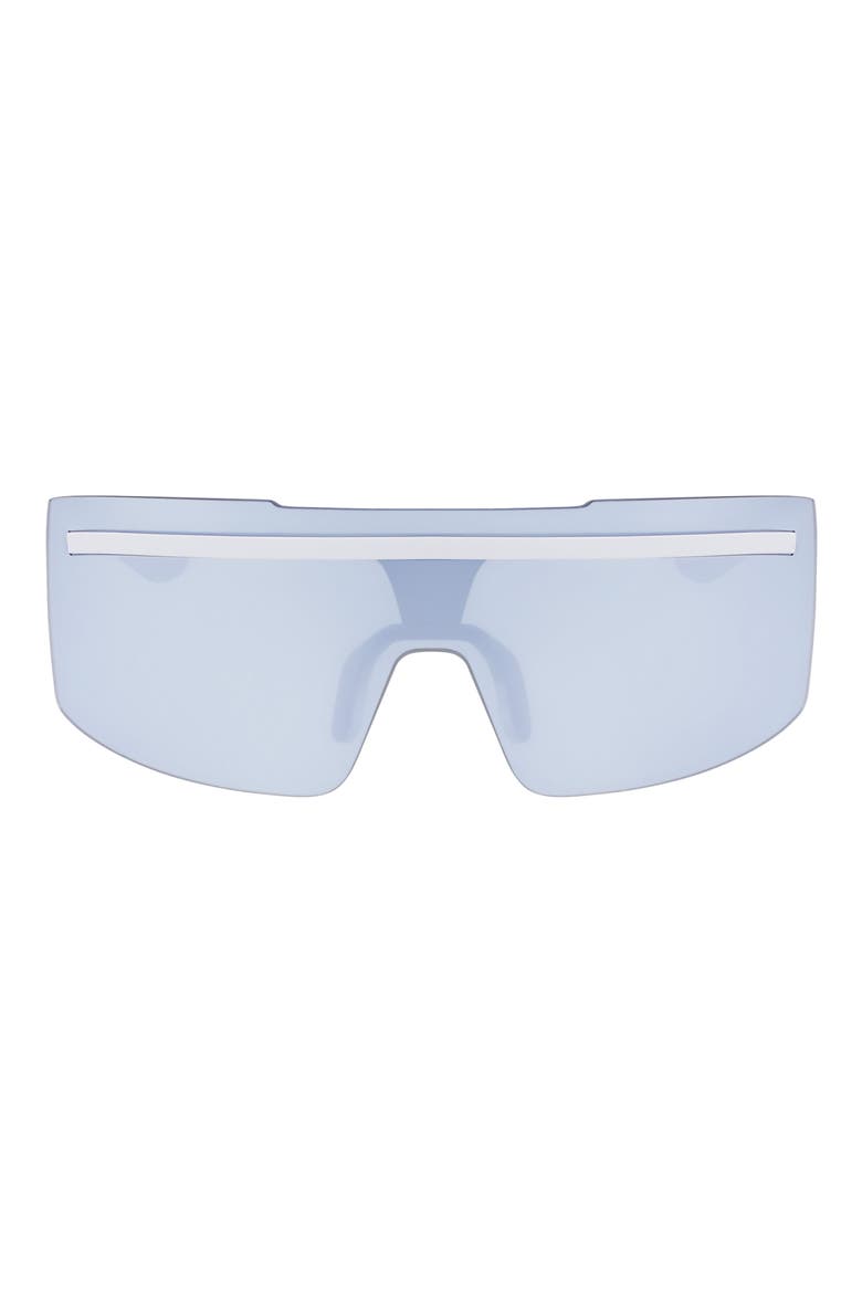 Echo Shield 67mm Sunglasses, Main, color, MAT FOOTBALL GREY / SILVER MIR