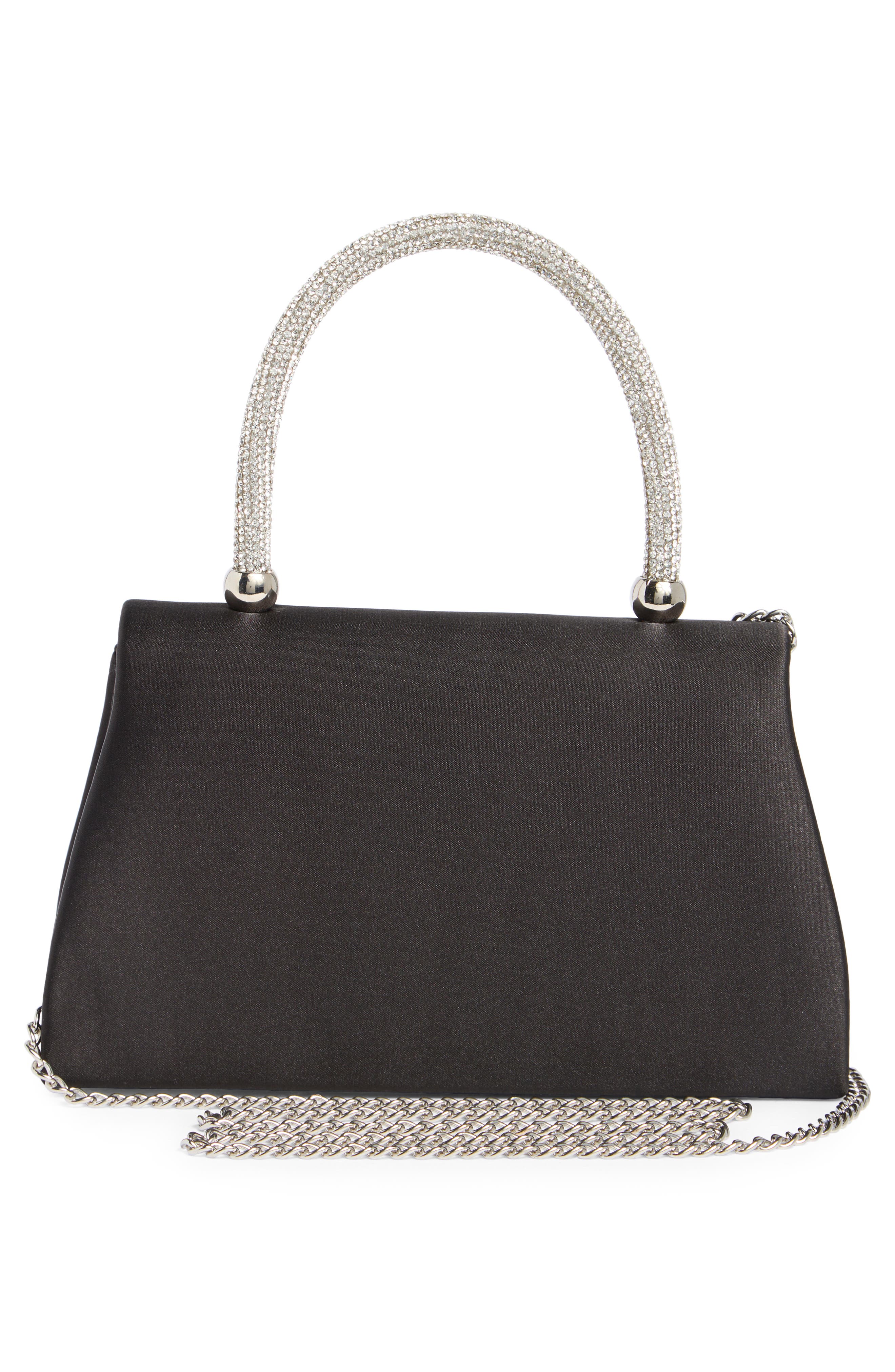 ALESSIA BIANCHI Dazzling Bow Flap Clutch, Alternate, color, 