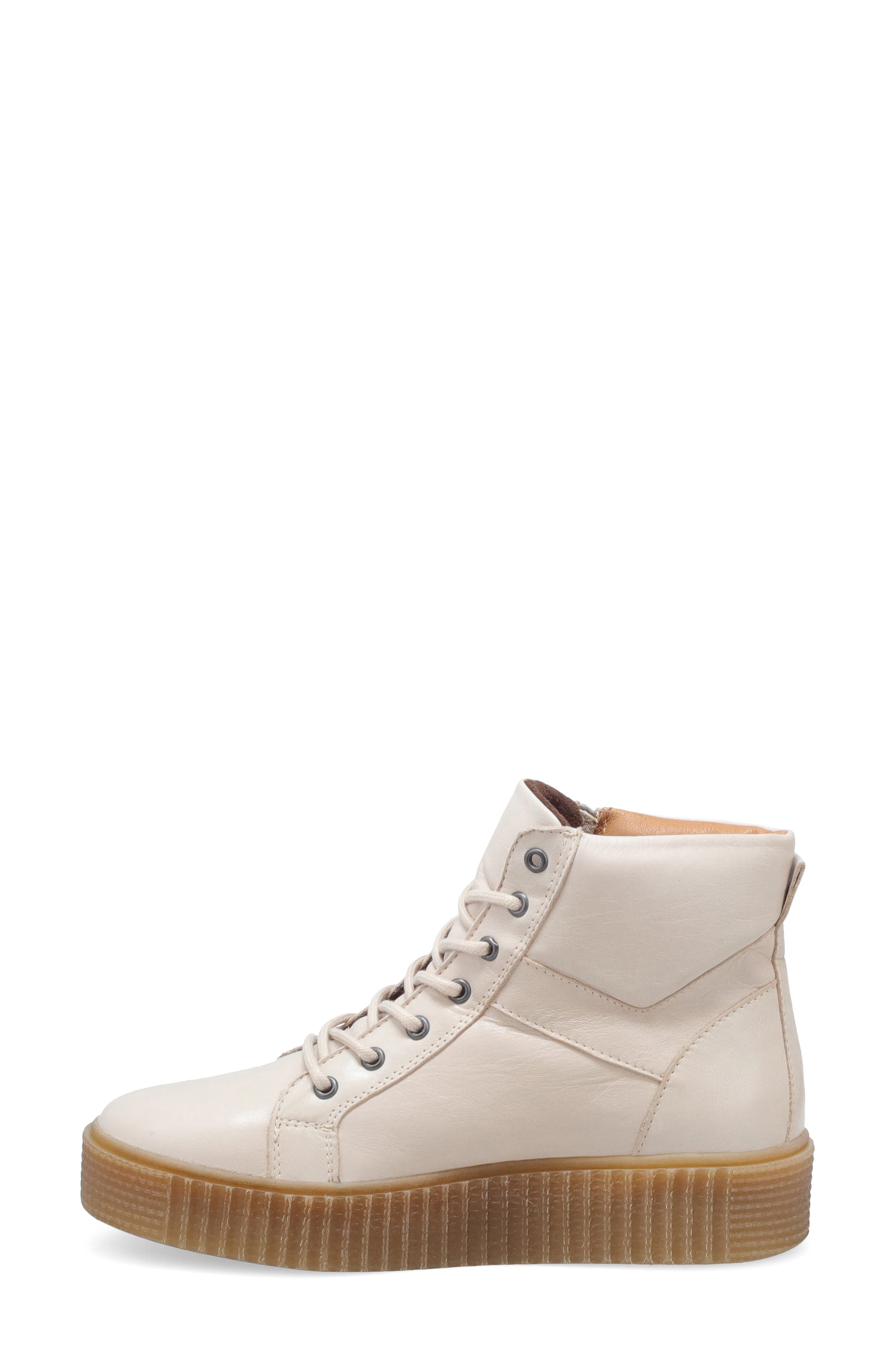 Saphire Platform Sneaker, Alternate, color, CREAM