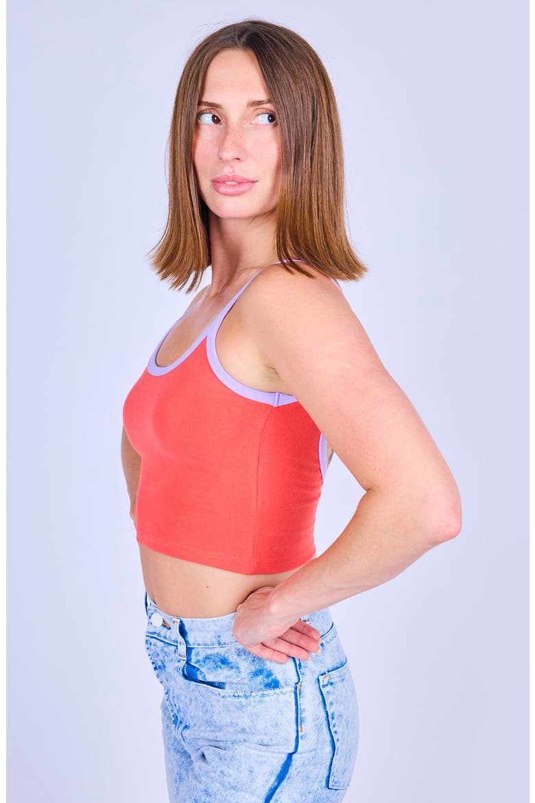 Cordelia Tank, Alternate, color, Sangria