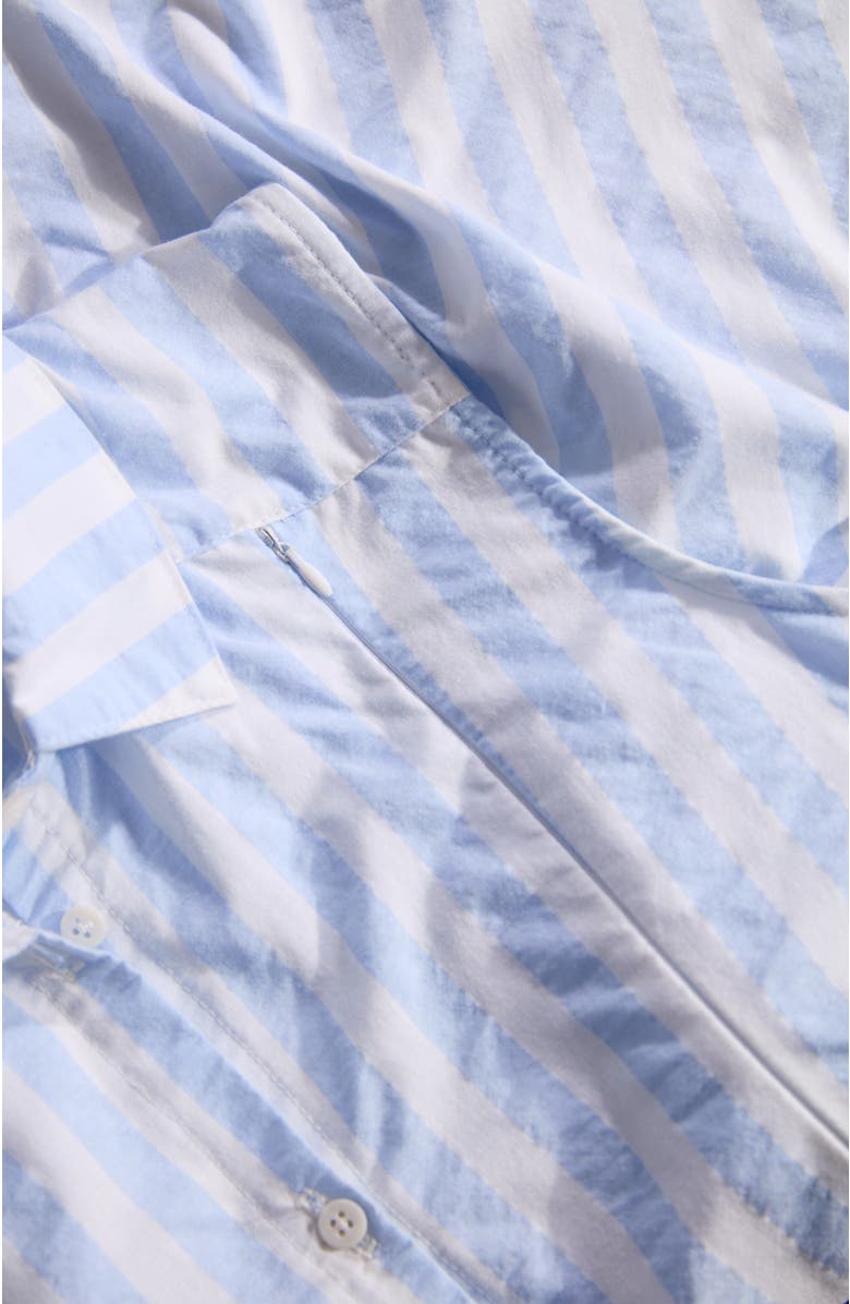 Cache Coeur Agathe Maternity and Nursing Shirt Dress, Alternate, color, Blue