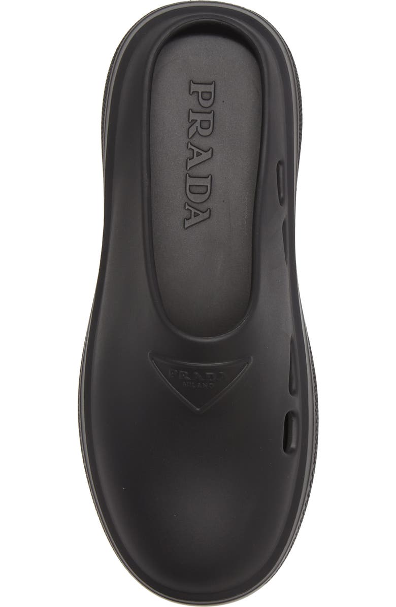 Prada Mellow Logo Waterproof Clog, Alternate, color,