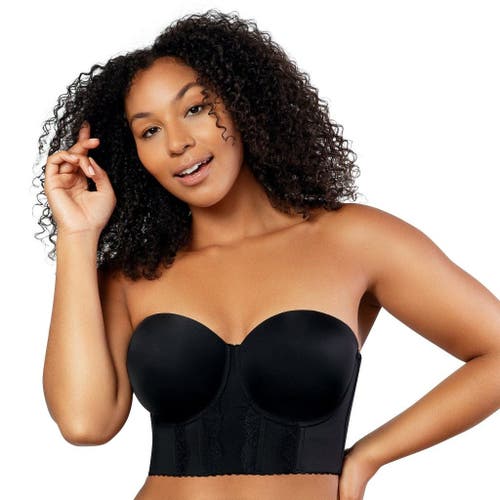 Parfait Elissa Full Busted Strapless Bustier In Black