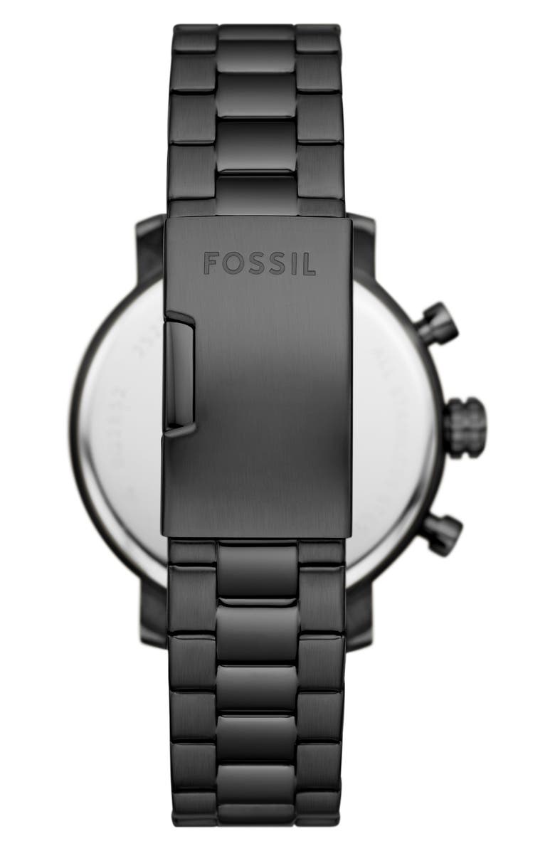 Fossil Modern Rhett Three Hand Quartz Bracelet Watch, 42mm, Alternate, color, Black