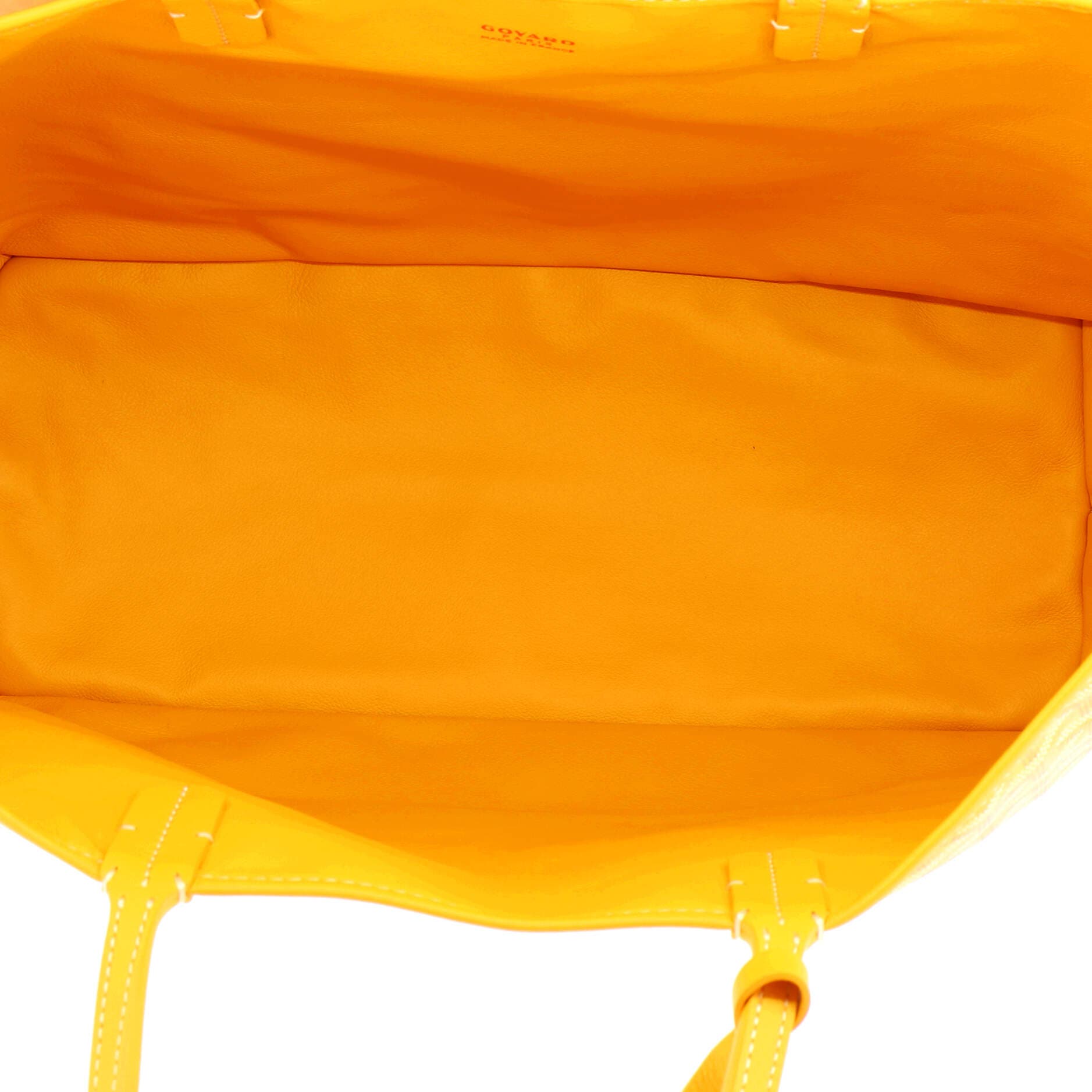 Pre-Owned Goyard Anjou Reversible Tote Coated Canvas PM, Alternate, color, Yellow