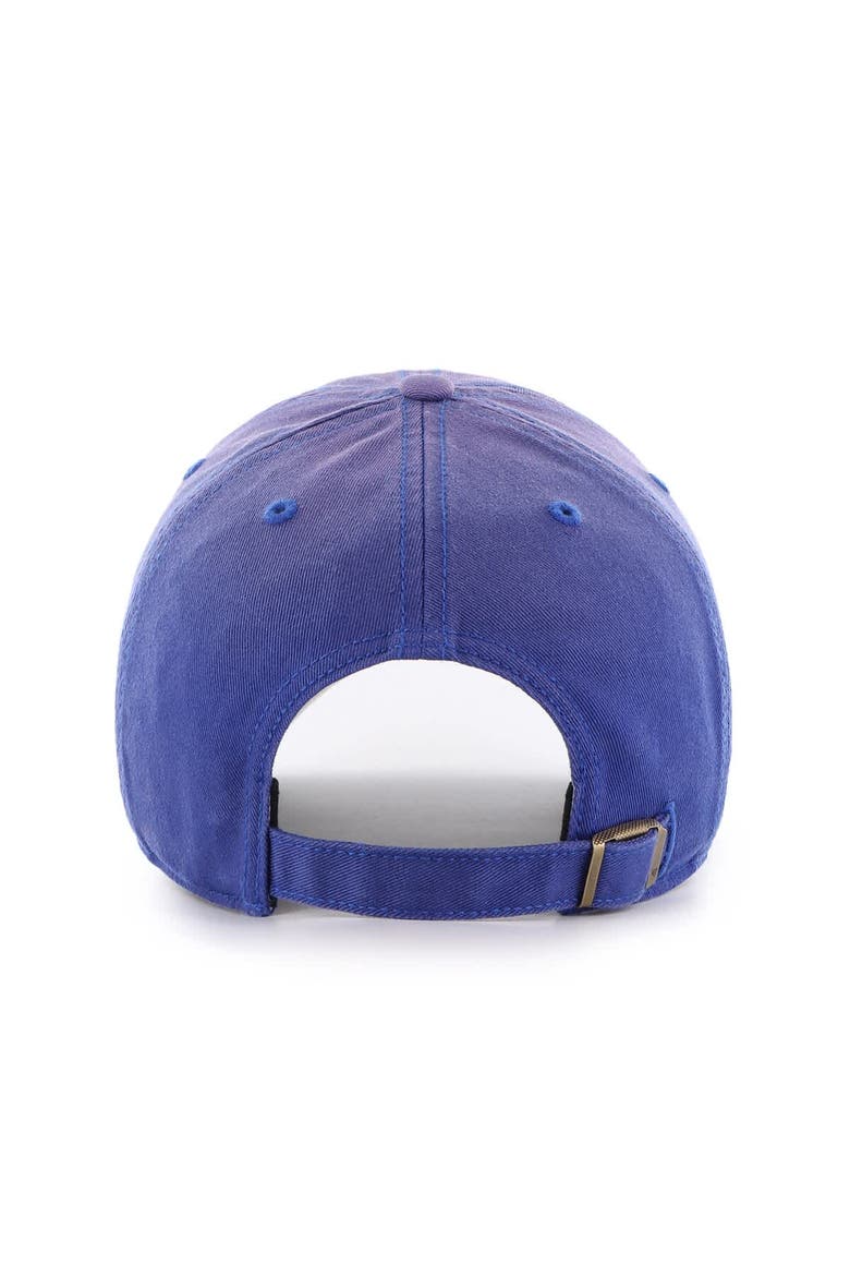 Men's '47  Royal New York Giants Dusted Relaxed Clean Up Adjustable Hat, Alternate, color, Royal