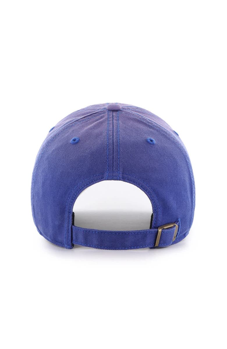 '47 Men's '47 Royal New York Giants Dusted Relaxed Clean Up Adjustable Hat, Alternate, color, Royal