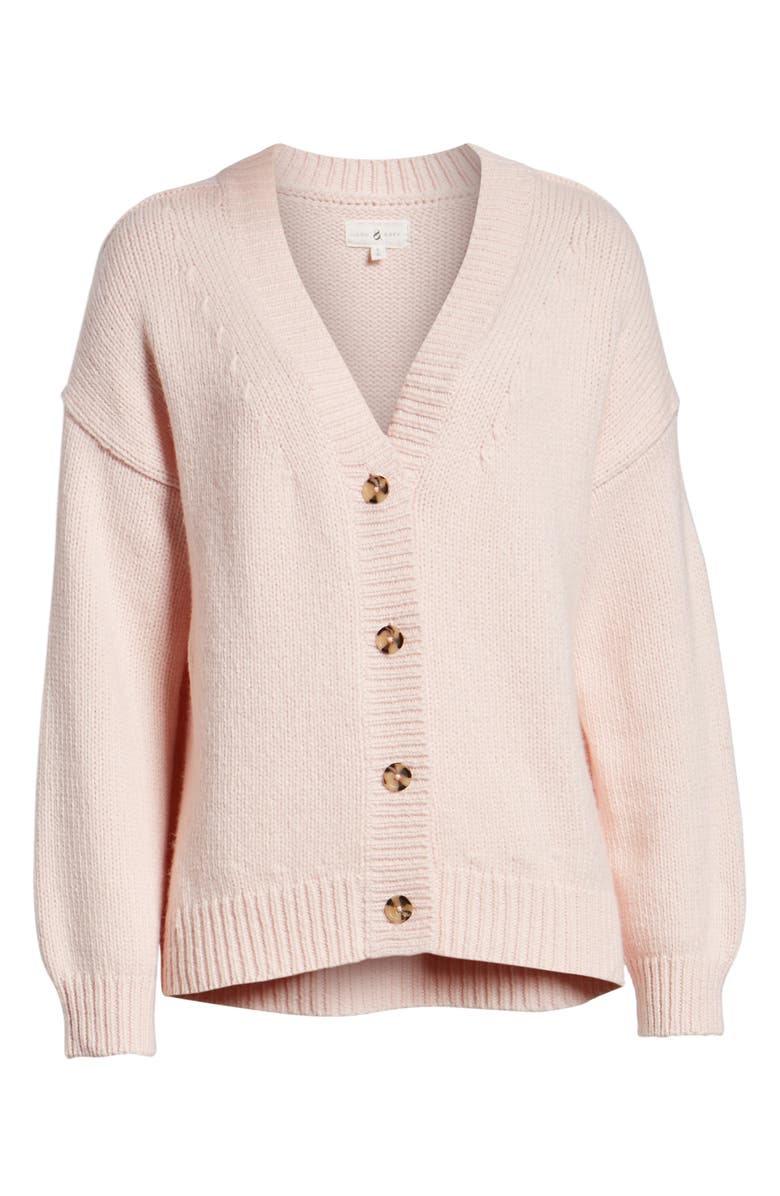 Lou & Grey Abbreviated Boyfriend Cardigan, Alternate, color, 