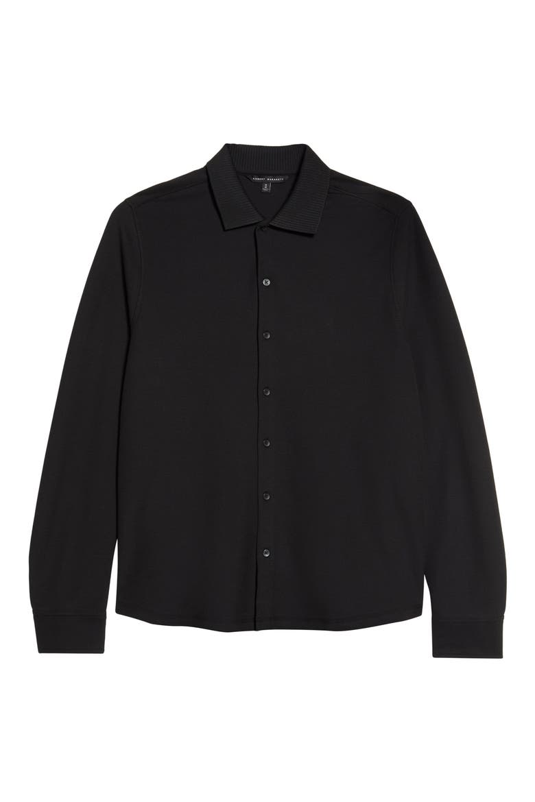 Sorrell Long Sleeve Knit Shirt, Main, color, BLACK