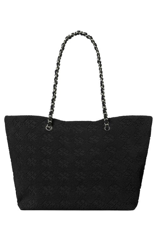 Tory Burch Ella Chain Shoulder Bags Black