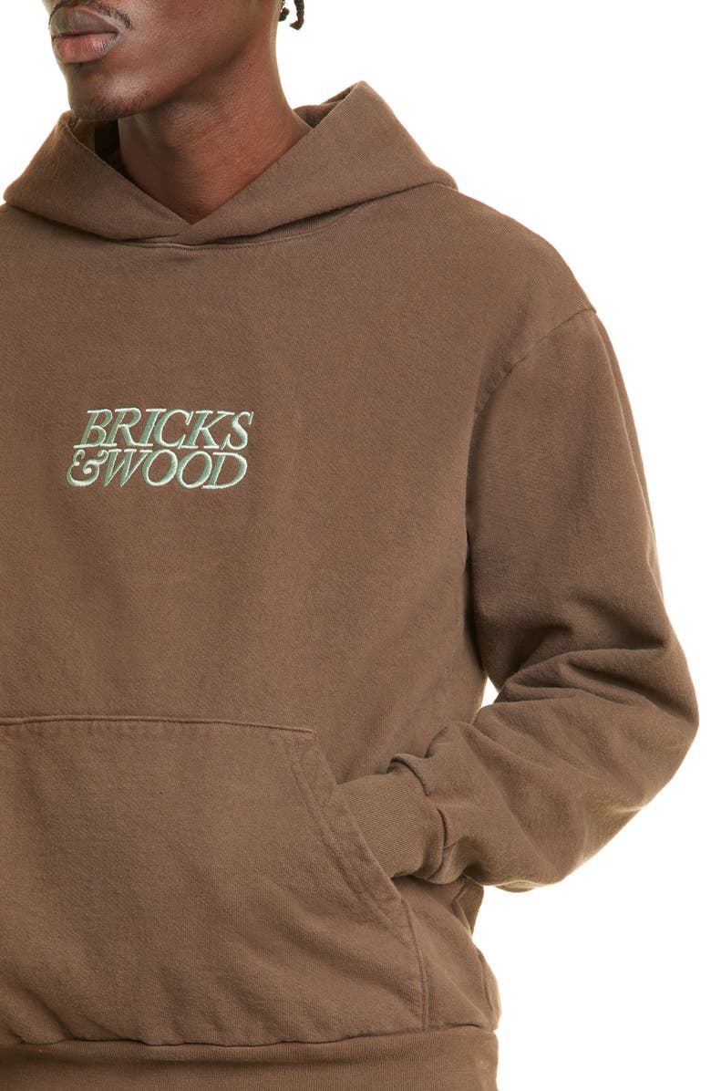 Bricks & Wood Logo Hoodie, Alternate, color, 