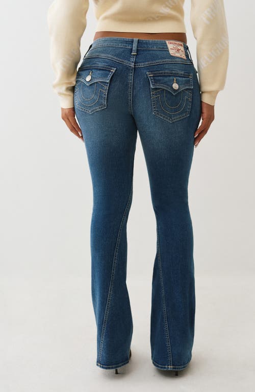 True Religion Joey Low Rise Flare Jeans In Blue