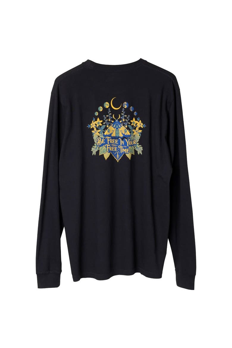 Free Time Long-Sleeve T-Shirt - Men's, Main, color, Black