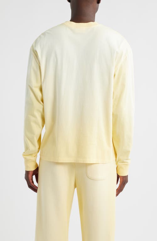 Elwood Core Oversize Long Sleeve T-shirt In Yellow