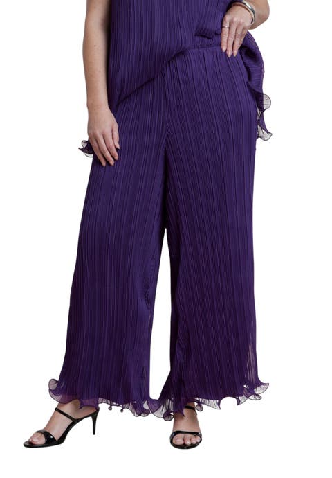 Wire Hem Plissé Pant