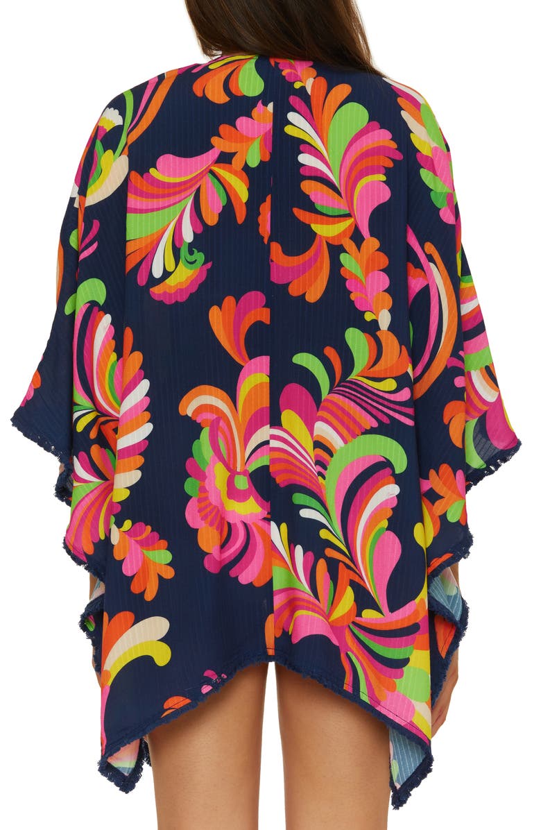 Trina Turk Poolside Swirl Cover-Up Tunic, Alternate, color, Multi