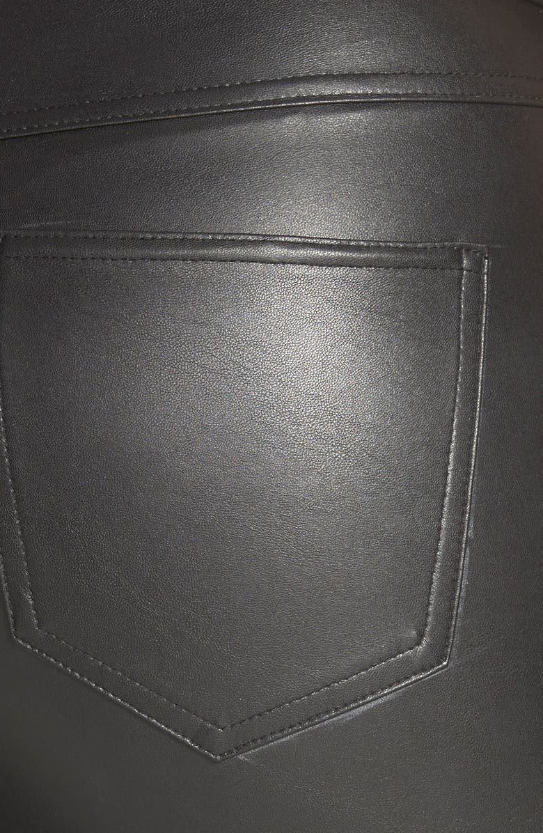 Hue Faux Leather Leggings, Alternate, color,