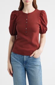 PAIGE Brandy Puff Sleeve Shirt
