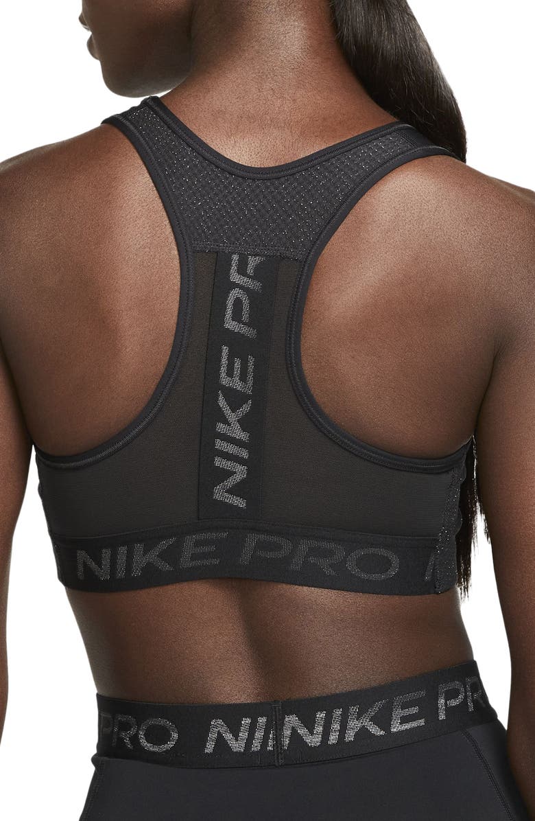 Nike Pro Dri-FIT Swoosh Sparkle Sports Bra, Alternate, color, 